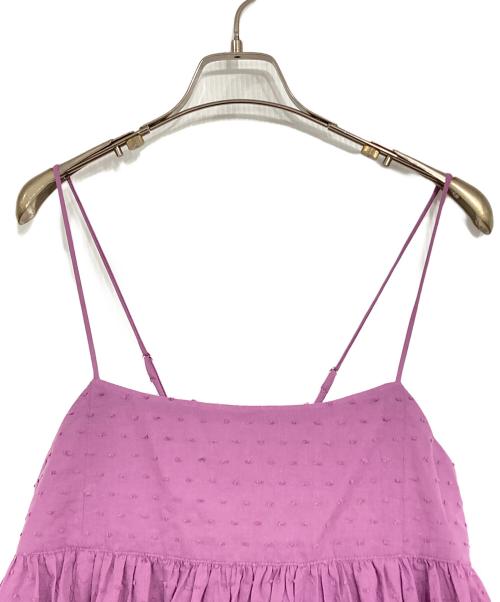 SLOBE IENA（スローブ イエナ）SLOBE IENA (スローブ イエナ) エアリーギャザーキャミワンピース パープル サイズ:記載なしの古着・服飾アイテム