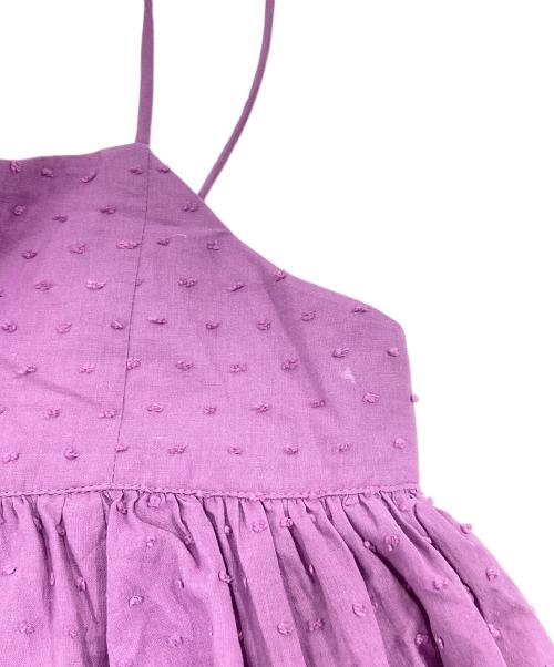 SLOBE IENA（スローブ イエナ）SLOBE IENA (スローブ イエナ) エアリーギャザーキャミワンピース パープル サイズ:記載なしの古着・服飾アイテム