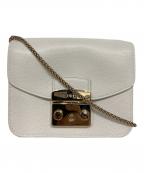 FURLAフルラ）の古着「メトロポリス ミニシチェーンョルダーバッグ」｜ホワイト