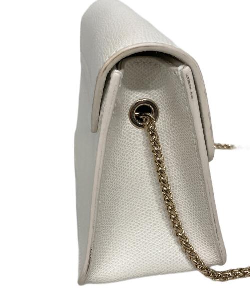 FURLA（フルラ）FURLA (フルラ) メトロポリス ミニシチェーンョルダーバッグ ホワイトの古着・服飾アイテム