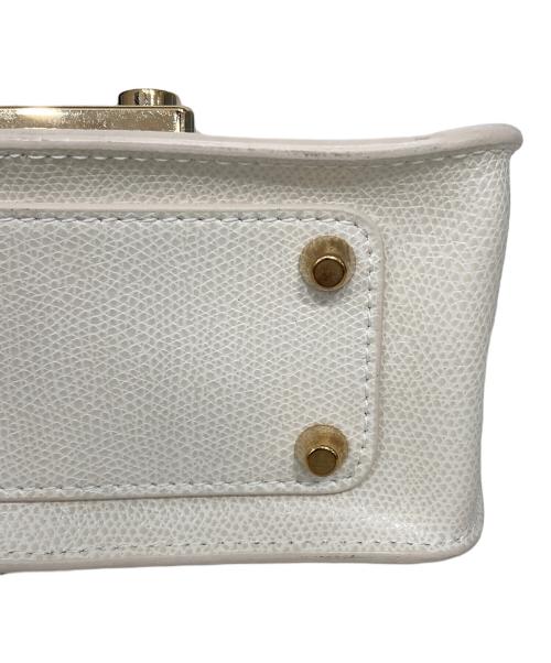 FURLA（フルラ）FURLA (フルラ) メトロポリス ミニシチェーンョルダーバッグ ホワイトの古着・服飾アイテム