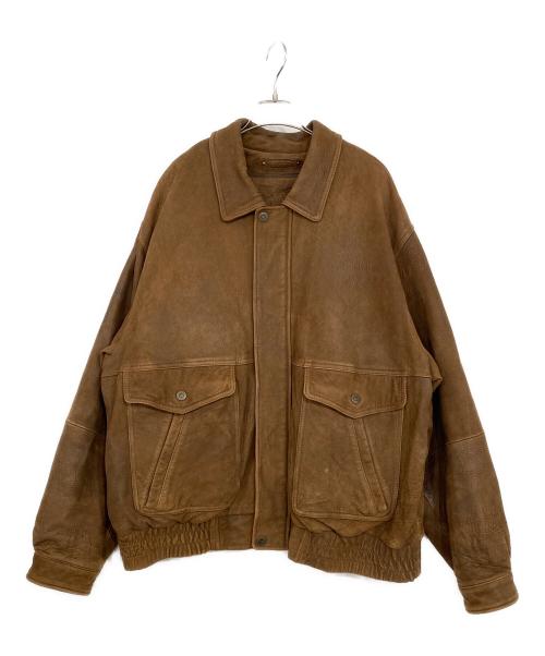 wilsons leather（ウィルソンズレザー）wilsons leather (ウィルソンズレザー) ライナー付レザージャケット ブラウン サイズ:XXLの古着・服飾アイテム