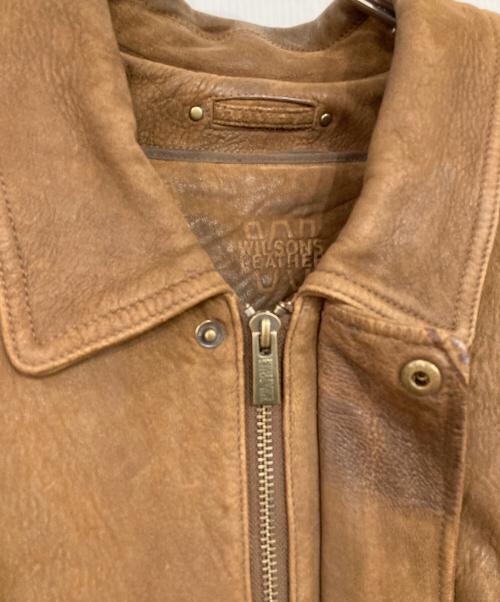 wilsons leather（ウィルソンズレザー）wilsons leather (ウィルソンズレザー) ライナー付レザージャケット ブラウン サイズ:XXLの古着・服飾アイテム