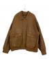 wilsons leather（ウィルソンズレザー）の古着「ライナー付レザージャケット」｜ブラウン