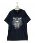 KENZO（ケンゾー）の古着「タイガープリントTシャツ」｜ブラック