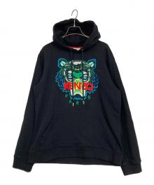 KENZO（ケンゾー）の古着「タイガー刺繍パーカー」｜ブラック