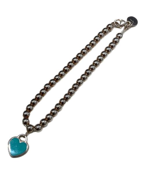 TIFFANY & Co.（ティファニー アンド コー）TIFFANY & Co. (ティファニー) ブルー ハート タグ ビーズ ブレスレットの古着・服飾アイテム