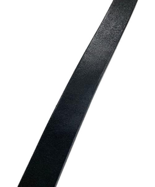 YOHJI YAMAMOTO（ヨウジヤマモト）YOHJI YAMAMOTO (ヨウジヤマモト) レザーベルト ブラックの古着・服飾アイテム