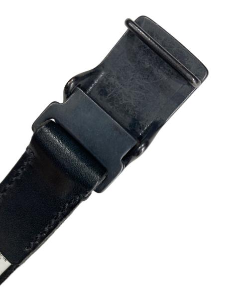 YOHJI YAMAMOTO（ヨウジヤマモト）YOHJI YAMAMOTO (ヨウジヤマモト) レザーベルト ブラックの古着・服飾アイテム