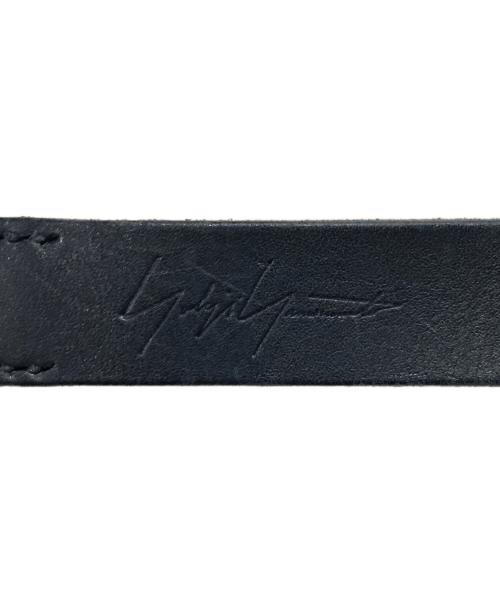 YOHJI YAMAMOTO（ヨウジヤマモト）YOHJI YAMAMOTO (ヨウジヤマモト) レザーベルト ブラックの古着・服飾アイテム