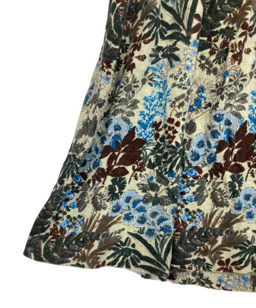 45R（フォーティファイブ・アール）45R (フォーティファイブ・アール) 総柄スカート グリーン サイズ:size 2の古着・服飾アイテム