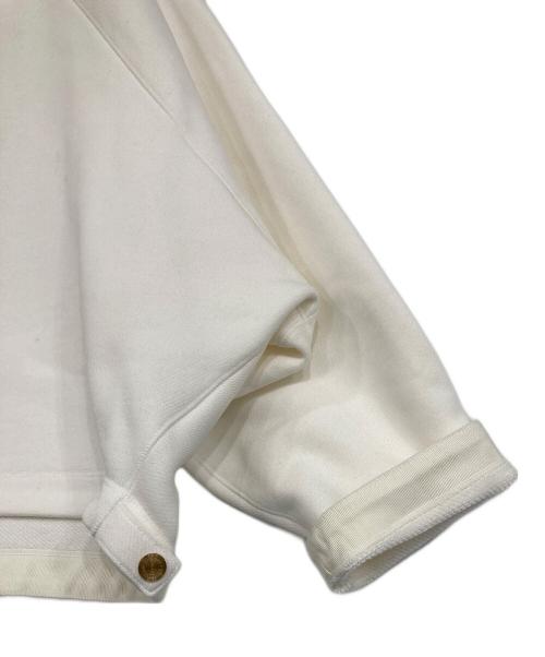 TOMORROW LAND collection（トゥモローランドコレクション）TOMORROW LAND collection (トゥモローランドコレクション) フレンチテリー クルーネックジャケット ホワイト サイズ:36の古着・服飾アイテム