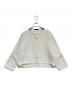 TOMORROW LAND collection（トゥモローランドコレクション）の古着「フレンチテリー クルーネックジャケット」｜ホワイト