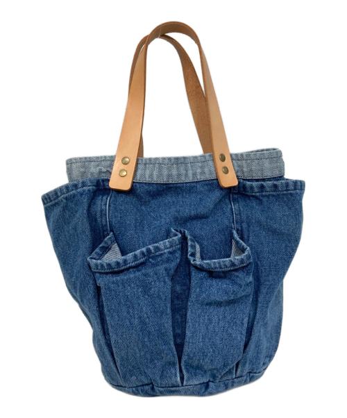 Y's（ワイズ）Y's (ワイズ) デニム地トートバッグ インディゴの古着・服飾アイテム