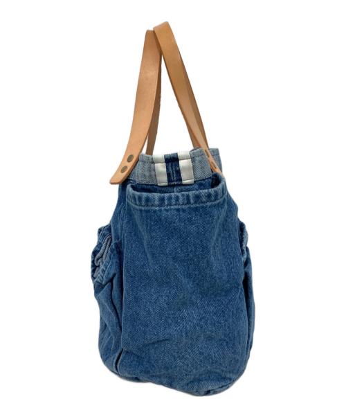 Y's（ワイズ）Y's (ワイズ) デニム地トートバッグ インディゴの古着・服飾アイテム