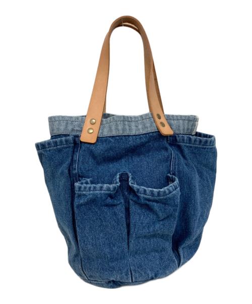 Y's（ワイズ）Y's (ワイズ) デニム地トートバッグ インディゴの古着・服飾アイテム