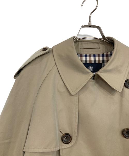 Aquascutum（アクアスキュータム）Aquascutum (アクアスキュータム) トレンチコート ベージュ サイズ:40の古着・服飾アイテム