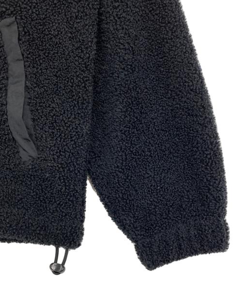 adidas（アディダス）adidas (アディダス) テディフリース フルジップジャケット ブラック サイズ:Mの古着・服飾アイテム