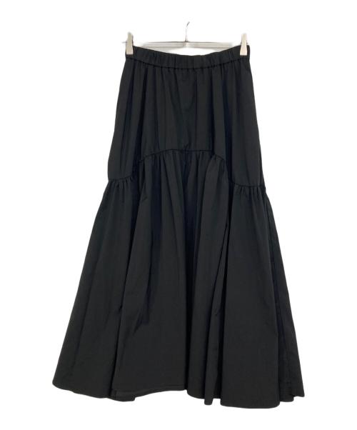 emmi atelier（エミアトリエ）emmi atelier (エミアトリエ) プルオーバー×ティアードスカートセット ブラック サイズ:1の古着・服飾アイテム