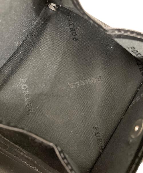 PORTER（ポーター）PORTER (ポーター) 2つ折り財布/SHEEN  WALLET ブラックの古着・服飾アイテム