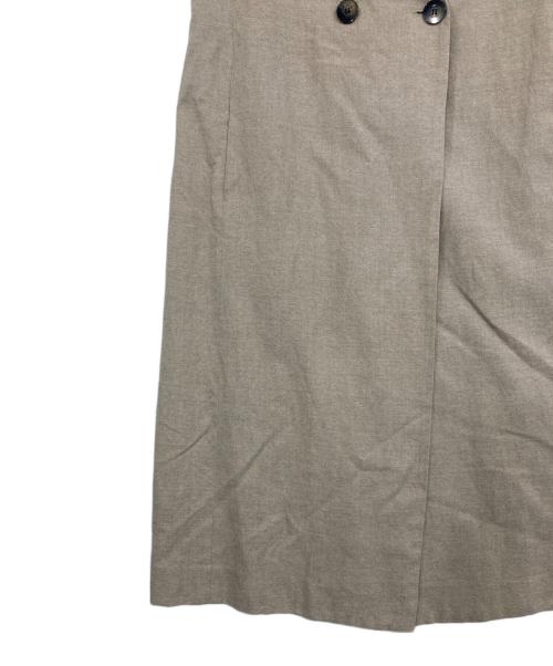 E by eclat（イーバイエクラ）E by eclat (イーバイエクラ) ロングジレ ベージュ サイズ:38の古着・服飾アイテム