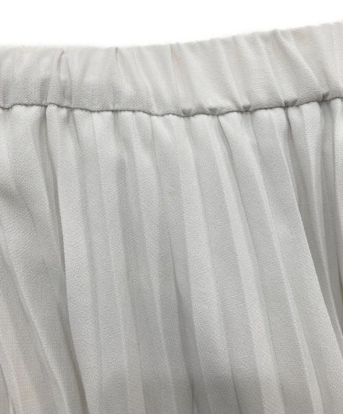 SOEJU（ソージュ）SOEJU (ソージュ) プリーツスカート ホワイト サイズ:表記無しの古着・服飾アイテム
