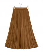 SOEJUソージュ）の古着「プリーツスカート」｜ブラウン