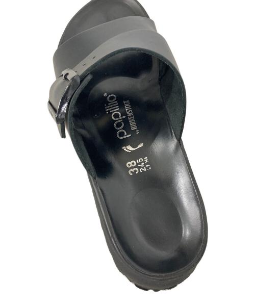 papillio by BIRKENSTOCK（パピリオバイビルケンシュトック）papillio by BIRKENSTOCK (パピリオバイビルケンシュトック) Alminaサンダル ブラック サイズ:38の古着・服飾アイテム