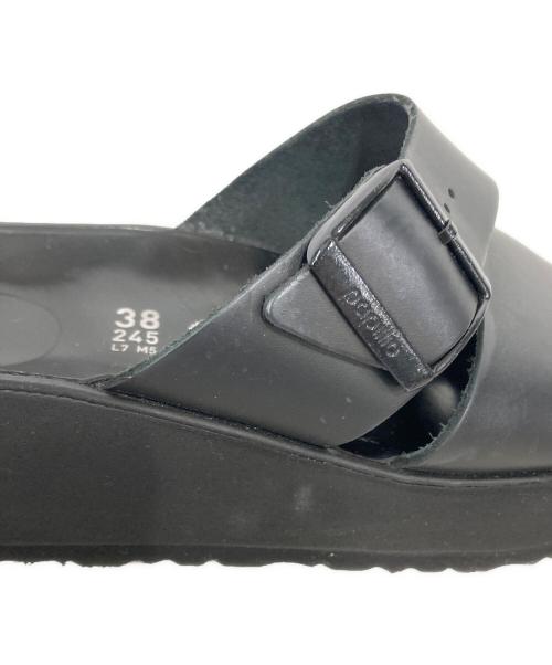 papillio by BIRKENSTOCK（パピリオバイビルケンシュトック）papillio by BIRKENSTOCK (パピリオバイビルケンシュトック) Alminaサンダル ブラック サイズ:38の古着・服飾アイテム