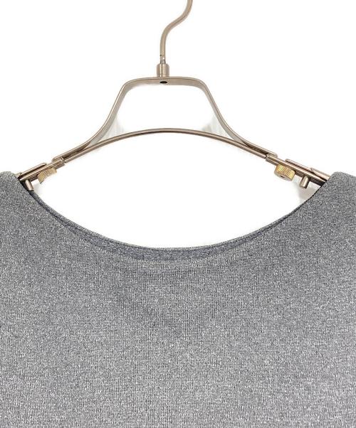 LAGUNA MOON（ラグナムーン）LAGUNA MOON (ラグナムーン) ジオメトリックフォルムニットワンピース グレー サイズ:Sの古着・服飾アイテム