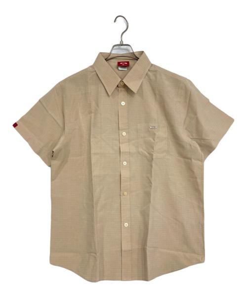 OAKLEY（オークリー）OAKLEY (オークリー) 半袖チェックシャツ ベージュ サイズ:Lの古着・服飾アイテム