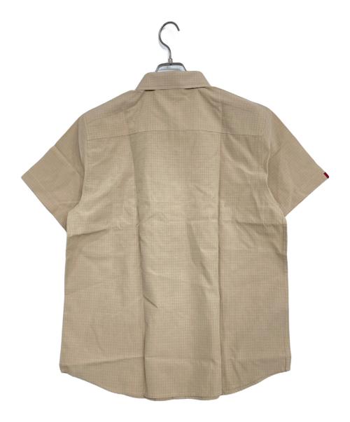 OAKLEY（オークリー）OAKLEY (オークリー) 半袖チェックシャツ ベージュ サイズ:Lの古着・服飾アイテム