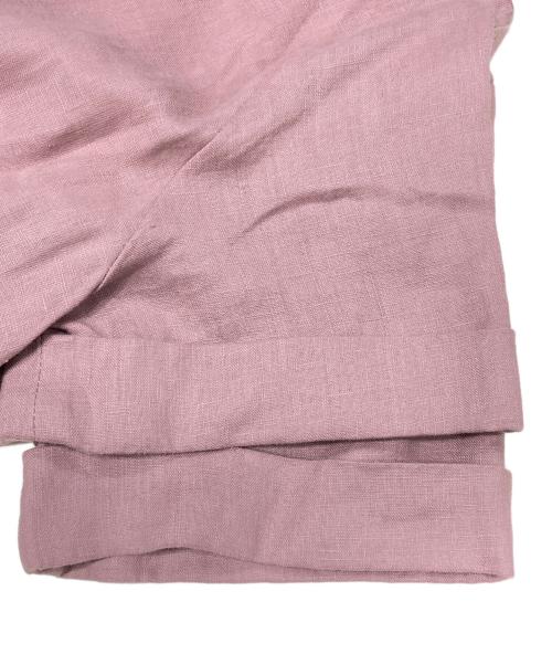 JOURNAL STANDARD（ジャーナルスタンダード）JOURNAL STANDARD (ジャーナルスタンダード) リネンハーフスリーブマキシフレアワンピース ピンク サイズ:FREEの古着・服飾アイテム