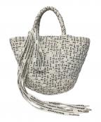 beautiful peopleビューティフルピープル）の古着「ロゴシューレースニッティングバスケット S」｜ホワイト