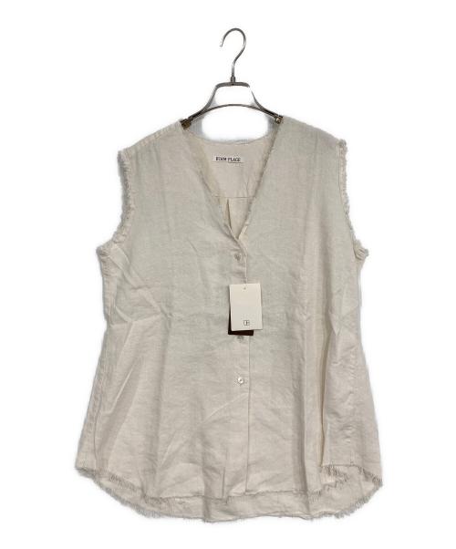 Plage（プラージュ）Plage (プラージュ) シルクネップシャツ アイボリー サイズ:Fの古着・服飾アイテム