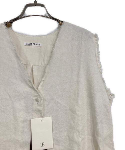 Plage（プラージュ）Plage (プラージュ) シルクネップシャツ アイボリー サイズ:Fの古着・服飾アイテム