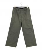 MHLエムエイチエル）の古着「ORGANIC COTTON GABARDINE」｜カーキ