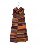 M.&KYOKOエムアンドキョウコ）の古着「ニットワンピース」｜マルチカラー