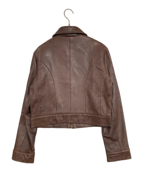 BANANA REPUBLIC（バナナリパブリック）BANANA REPUBLIC (バナナリパブリック) OLD レザージャケット ブラウン サイズ:SIZE Mの古着・服飾アイテム