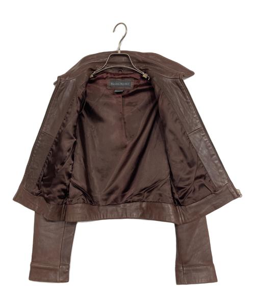BANANA REPUBLIC（バナナリパブリック）BANANA REPUBLIC (バナナリパブリック) OLD レザージャケット ブラウン サイズ:SIZE Mの古着・服飾アイテム