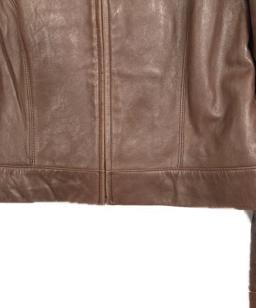 BANANA REPUBLIC（バナナリパブリック）BANANA REPUBLIC (バナナリパブリック) OLD レザージャケット ブラウン サイズ:SIZE Mの古着・服飾アイテム