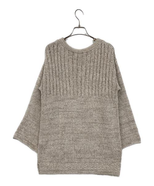 GALERIE VIE（ギャルリーヴィー）GALERIE VIE (ギャルリーヴィー) ラッセルテープ ワイドスリーブプルオーバー アイボリー サイズ:Fの古着・服飾アイテム