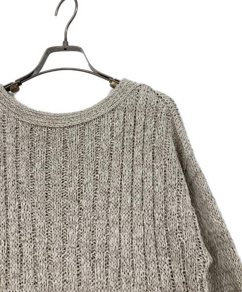 GALERIE VIE（ギャルリーヴィー）GALERIE VIE (ギャルリーヴィー) ラッセルテープ ワイドスリーブプルオーバー アイボリー サイズ:Fの古着・服飾アイテム