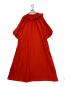 ROSE BUD (ローズバッド) フリルカラー パフスリーブワンピース レッド サイズ:FREE：4500円