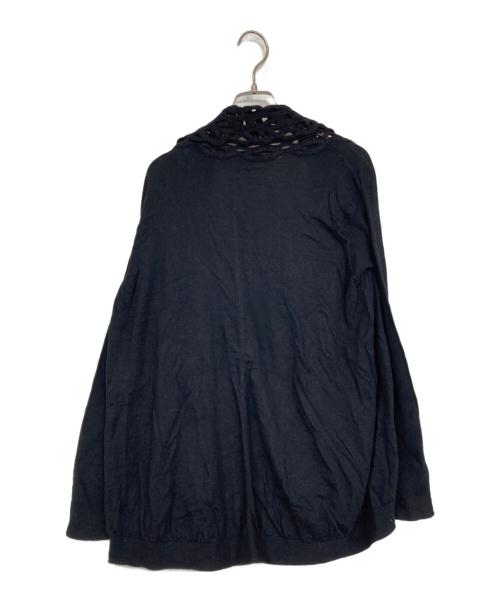 Leilian（レリアン）LEILIAN (レリアン) ニットカーディガン ブラック サイズ:9の古着・服飾アイテム