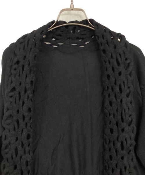 Leilian（レリアン）LEILIAN (レリアン) ニットカーディガン ブラック サイズ:9の古着・服飾アイテム