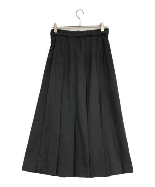 Acuta（アクータ）ACUTA (アクータ) トロストレッチワイドプリーツスカート グレー サイズ:38の古着・服飾アイテム