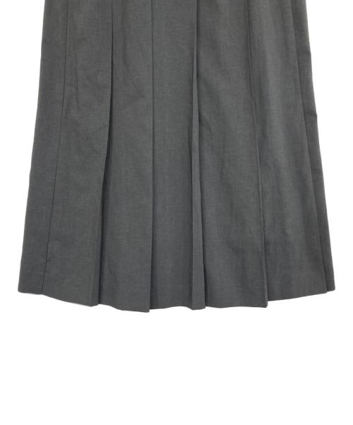 Acuta（アクータ）ACUTA (アクータ) トロストレッチワイドプリーツスカート グレー サイズ:38の古着・服飾アイテム