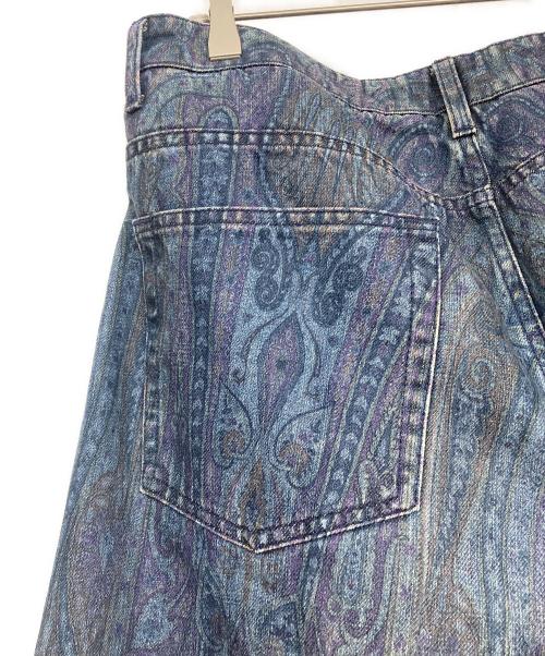 ETRO（エトロ）ETRO (エトロ) ペイズリーデニムパンツ インディゴ サイズ:33の古着・服飾アイテム