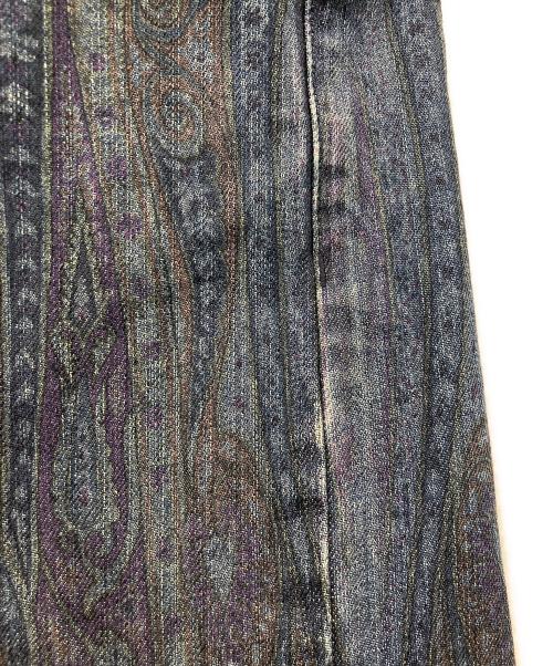 ETRO（エトロ）ETRO (エトロ) ペイズリーデニムパンツ インディゴ サイズ:33の古着・服飾アイテム